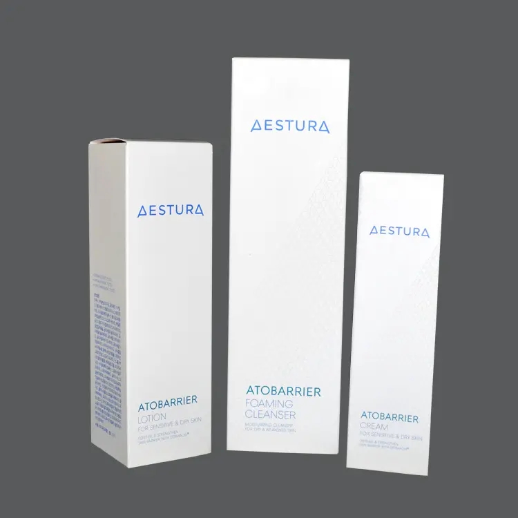 化妝品包裝盒材質之白卡紙盒